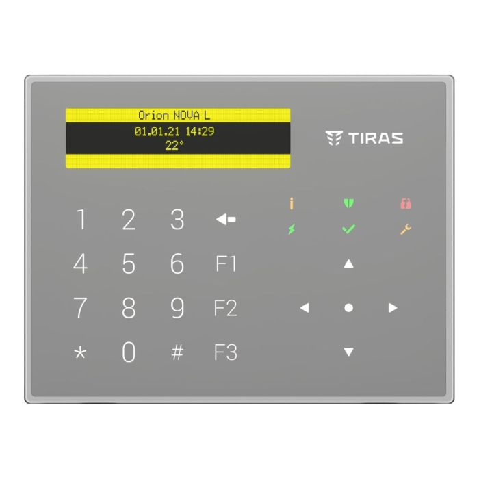 Клавіатура Tiras K-GLCD+ (Grey )