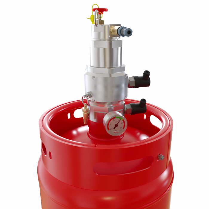 Модуль порошкового пожежогасіння МПП "Бранд - 50"