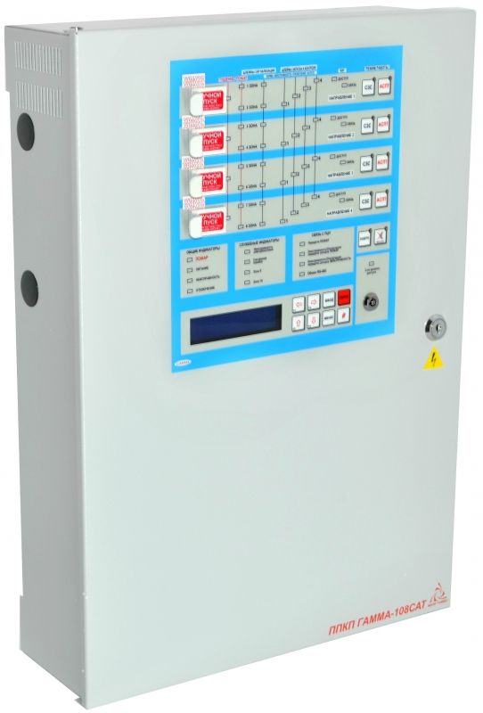 Прилад приймально-контрольний пожежний Гамма-108CAT