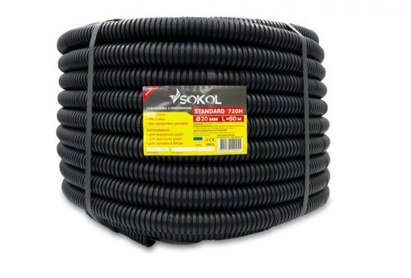Гофротруба Sokol Standard d32 ПВХ