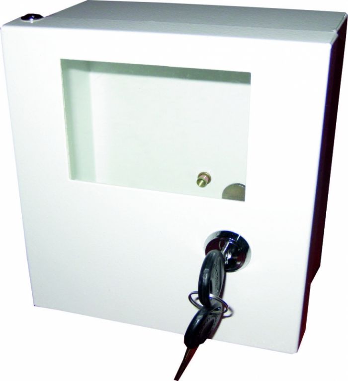 Металевий бокс з вікном для БДУ (145х155х90) ступінь захисту IP20