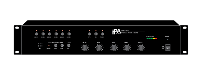 Багатозонний мікшуючий передпідсилювач IPA-6PAR