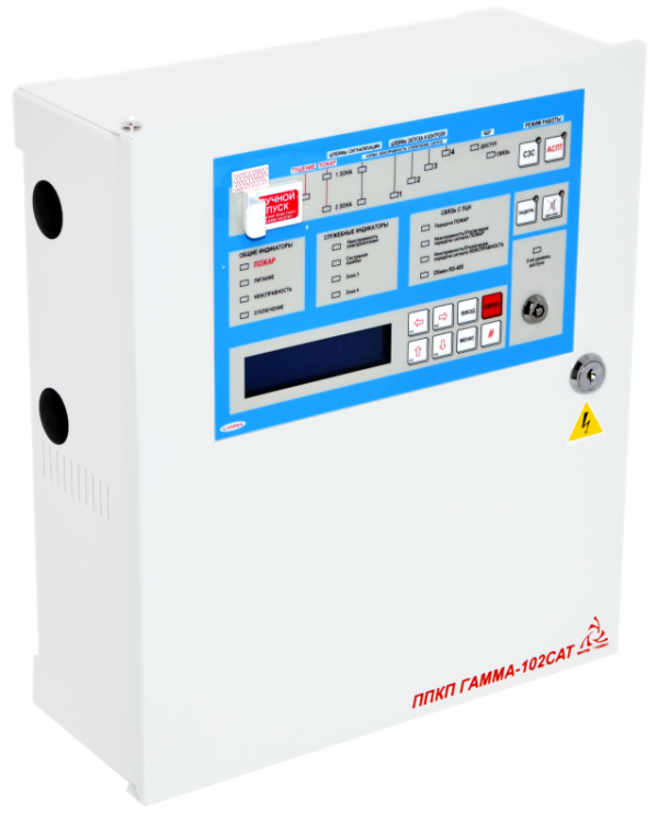 Прилад приймально-контрольний пожежний Гамма-102CAT