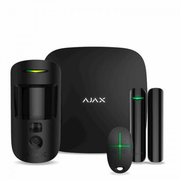 Комплект сигналізації Ajax StarterKit Cam (HDR) black