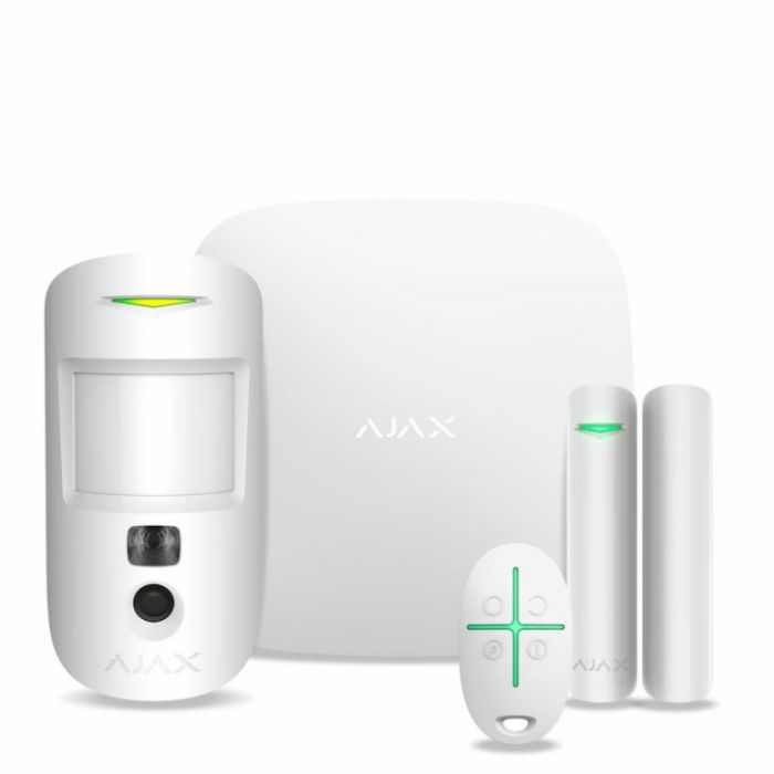 Комплект сигналізації Ajax StarterKit Cam (HDR) white