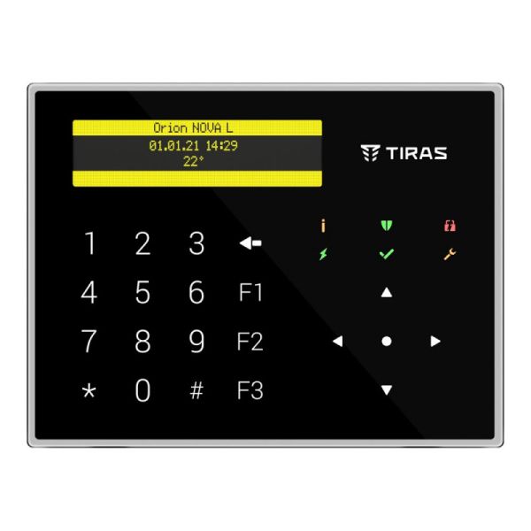 Клавіатура Tiras K-GLCD+ (black)