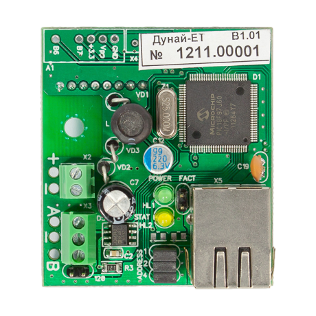 Модуль зв'язку для ППКОП "Дунай-8(16)/32" Дунай-ET