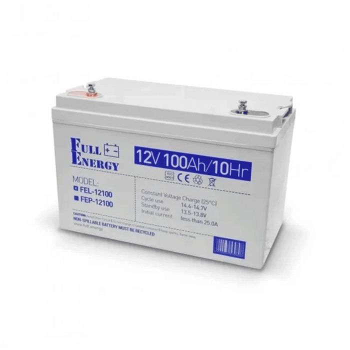 Акумулятор гелевий 12В 100 Аг Full Energy FEL-12100