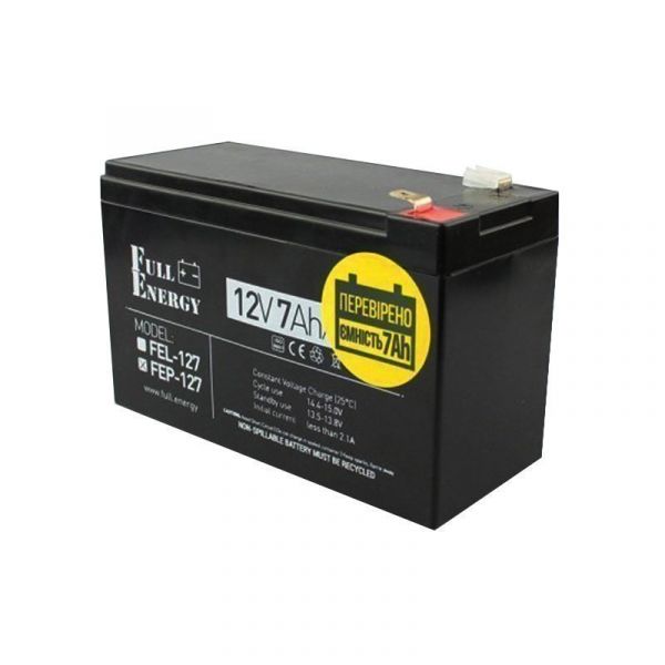 Акумулятор 12В 7 Аг Full Energy FEP-127
