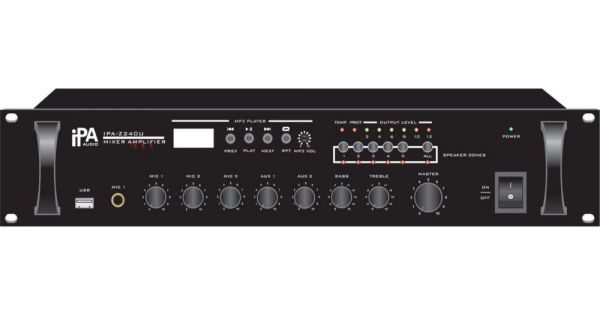 Мікшуючий підсилювач з аудіоджерелом IPA-Z240U