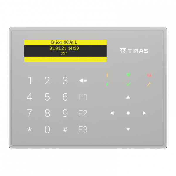 Клавіатура K-GLCD (white)