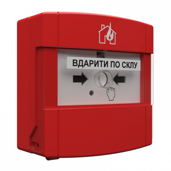 Адресний ручний пожежний сповіщувач DETECTO MNL110 з вбудованим ізолятором короткого замикання