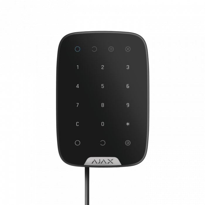 Дротова сенсорна клавіатура Ajax KeyPad Fibra
