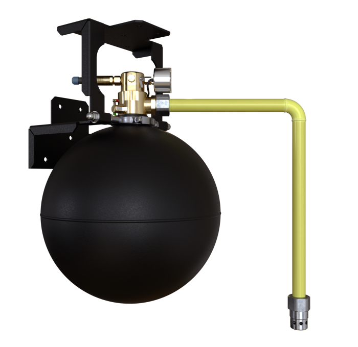 Модуль газового пожежогасіння МГП Імпульс-14-Т-ПТП-ЕКМ трубного виконання