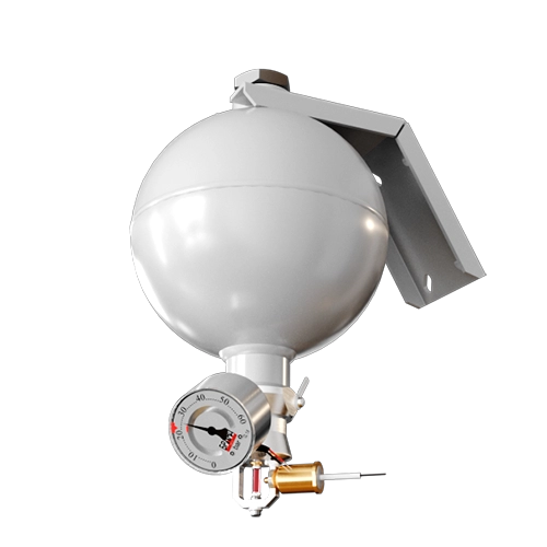 Малогабаритний модуль газового пожежогасіння Імпульс-2 з настінним кріпленням (МГП.І-2.Е.Н)