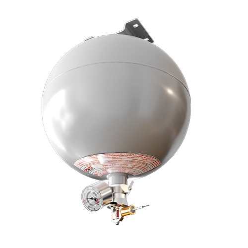 Малогабаритний модуль газового пожежогасіння Імпульс-20 зі стельовим кріпленням (МГП.І-20.Е.С)