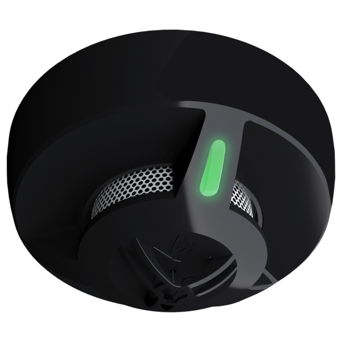 Неадресний мікропроцесорний комбінований сповіщувач диму та температури DETECTO MLT10 (black)