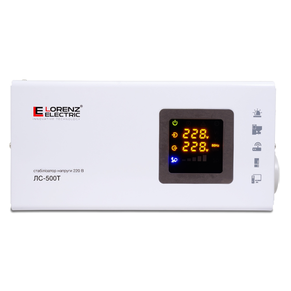 Стабілізатор напруги Lorenz Electric ЛС-500Т однофазний релейний