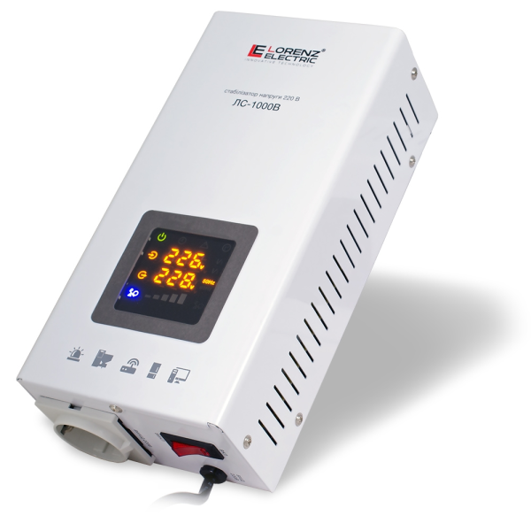 Стабілізатор напруги Lorenz Electric ЛС-1000В однофазний релейний