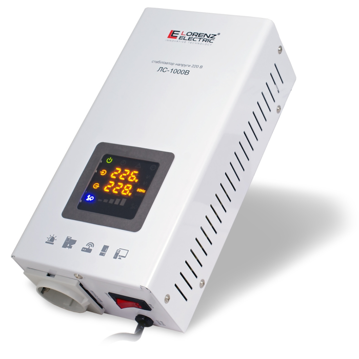 Стабілізатор напруги Lorenz Electric ЛС-1000В однофазний релейний