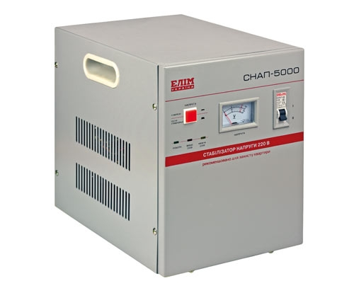 Стабілізатор напруги СНАП-5000 однофазний переносний