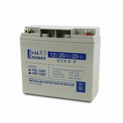 Акумулятор гелевий 12В 20 Аг Full Energy FEL-1220