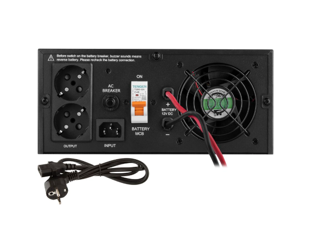ДБЖ з правильною синусоїдою 12V LPE-B-PSW-1000VA+ (600Вт) 1-30A