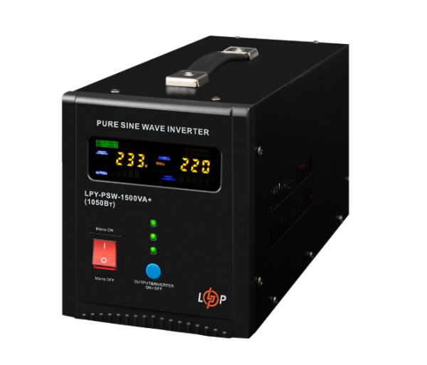 ДБЖ LogicPower LPY-PSW-1500VA+ (1050Вт) 10A/15A з правильною синусоїдою 24V
