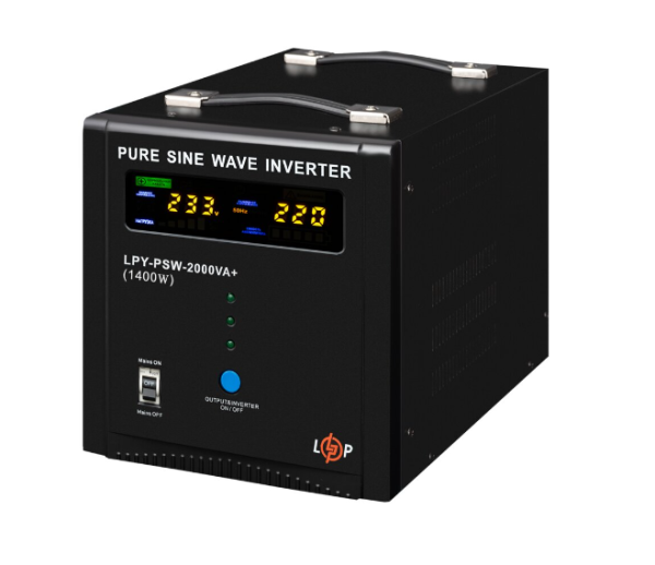 ДБЖ LogicPower LPY-PSW-2000VA+ (1400Вт) 10A/20A з правильною синусоїдою 24V