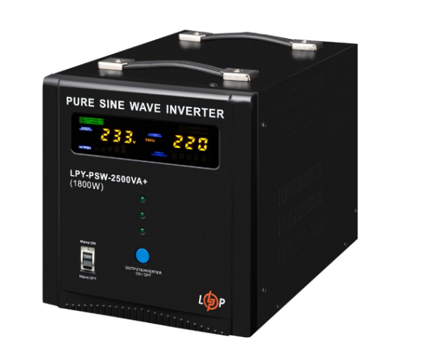 ДБЖ LogicPower LPY-PSW-2500VA+ (1800Вт) 10A/20A з правильною синусоїдою 24V