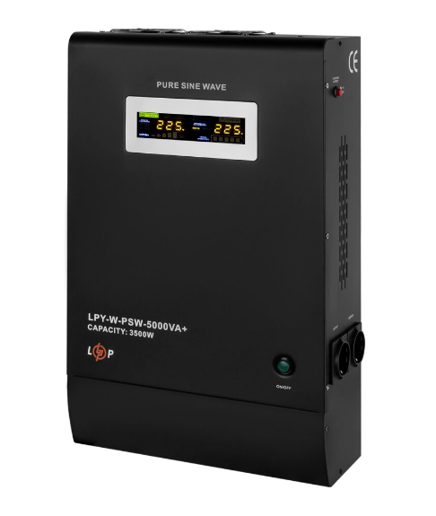ДБЖ з правильною синусоїдою 48V LPY-W-PSW-5000VA+(3500Вт)10A/20A