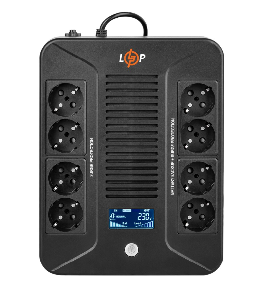 Джерело безперебійного живлення (ДБЖ) LP-UL800VA-8PS (480Вт)