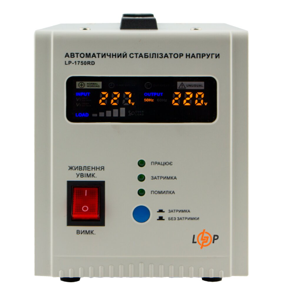Стабілізатор напруги релейний LP-1750RD (1000Вт/7 ступ)