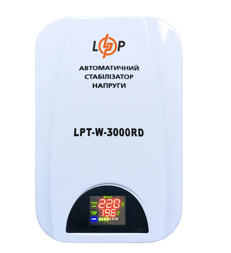 Стабілізатор напруги релейний LPT-W-3000RD (2100Вт)