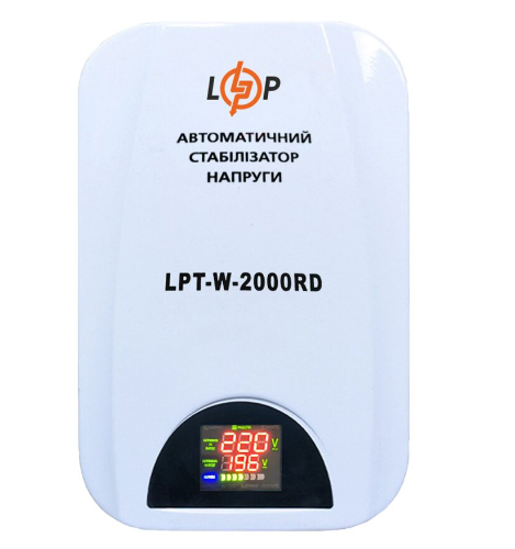 Стабілізатор напруги релейний LPT-W-2000RD (1400Вт)