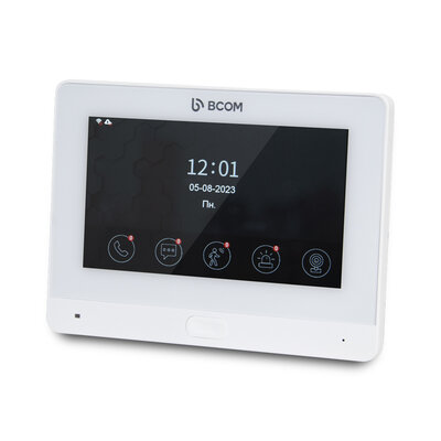Відеодомофон Wi-Fi 7" BCOM BD-760FHD/T White з підтримкою Tuya Smart