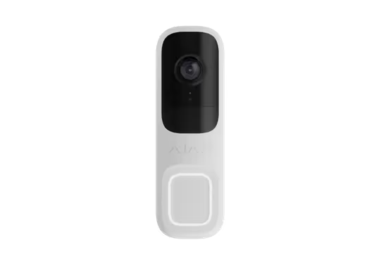 Відеодзвінок із вбудованим штучним інтелектом Ajax DoorBell white