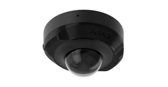 Дротова IP-камера відеоспостереження Ajax DomeCam Mini (5 Mp/4 mm) ASP black