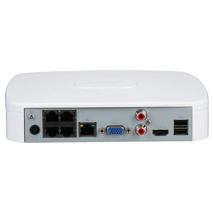 Відеореєстратор Dahua DHI-NVR2104-P-I2 4-канальний 1U 4PoE 1HDD WizSense