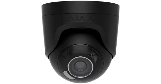 Дротова IP-камера відеоспостереження Ajax TurretCam HL (5 Mp/4 mm) black
