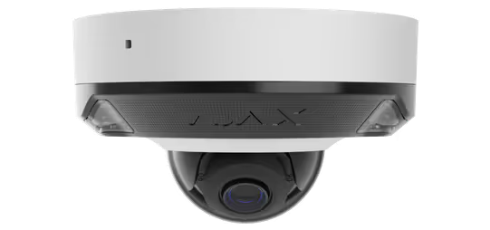 Дротова IP-камера відеоспостереження Ajax DomeCam Mini HL (8 Mp/4 mm) white