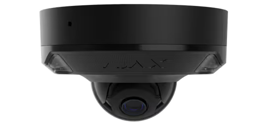 Дротова IP-камера відеоспостереження Ajax DomeCam Mini HL (5 Mp/2.8 mm) black