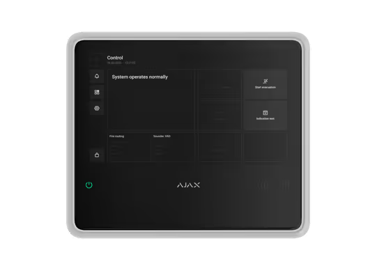 Бездротовий прилад приймально-контрольний пожежний (ППКП) Ajax EN54 Fire Hub Jeweller