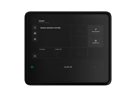 Бездротовий прилад приймально-контрольний пожежний (ППКП) Ajax EN54 Fire Hub Jeweller