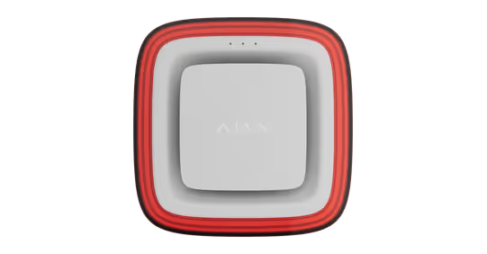 Бездротовий адресний пожежний оповіщувач світлозвуковий Ajax EN54 FireProtect (Sounder/VAD) Jeweller