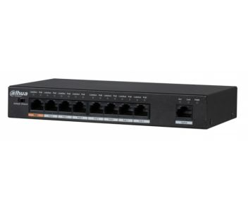 Комутатор 8 портів некерований Dahua DH-PFS3009-8ET1GT-96 POE