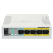Комутатор 5 портів керований MikroTik RB260GSP (CSS106-1G-4P-1S) PoE