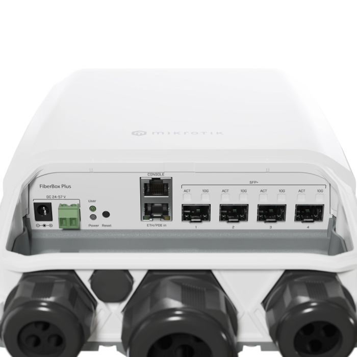 Комутатор 4 порти керований Mikrotik FiberBox Plus (CRS305-1G-4S+OUT)