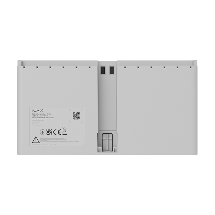 Перезарядна Li-ion батарея Ajax EN54 Internal Battery (24h) white