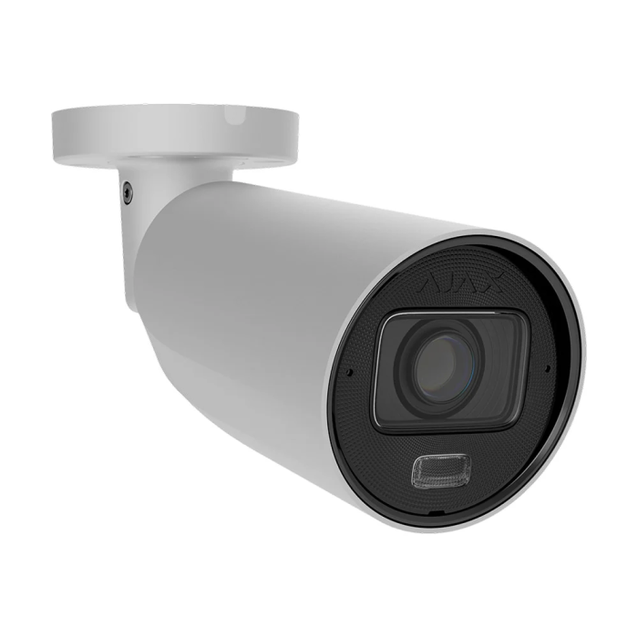 Дротова IP-камера відеоспостереження Ajax BulletCam HLVF 5 Mp white